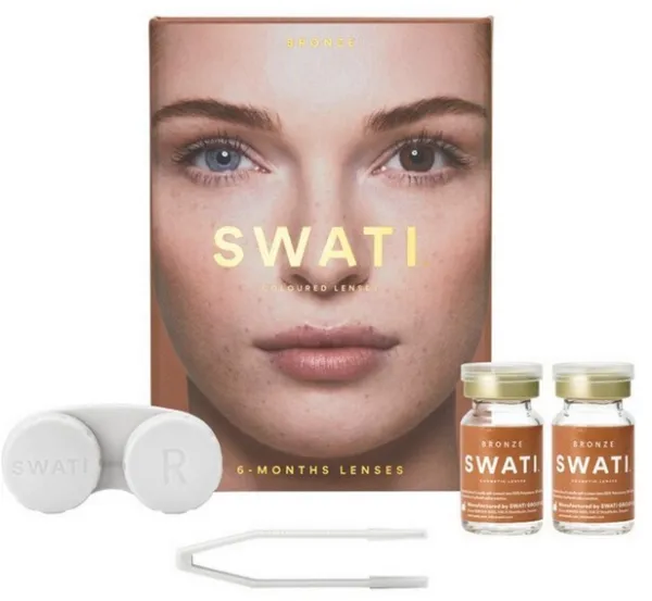 SWATI - Lenti a Contatto Colorate 6 Mesi Bronze